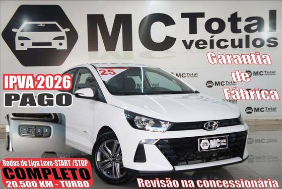 HYUNDAI HB20S 1.0 TGDI FLEX COMFORT PLUS TECH AUTOMÁTICO
